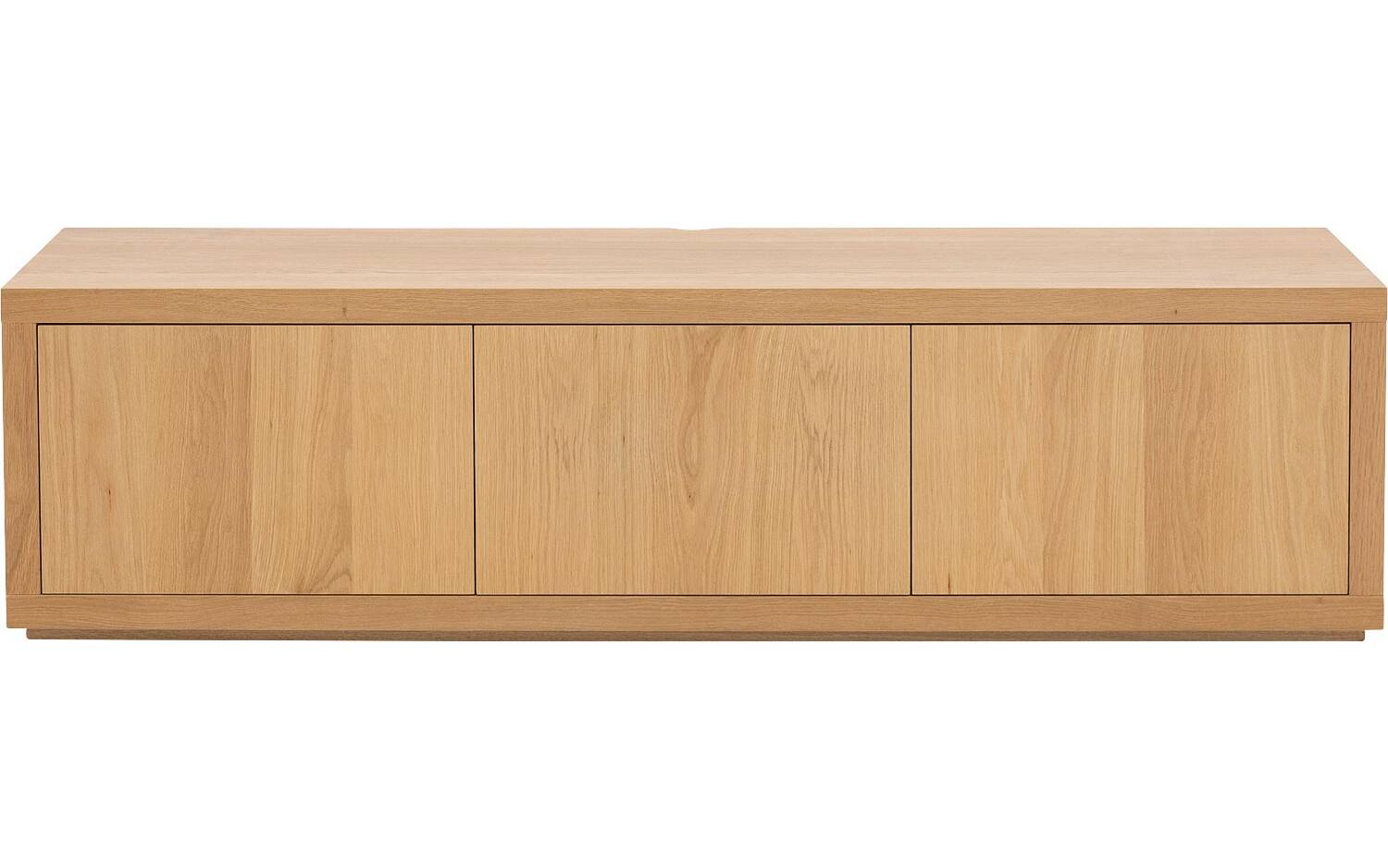 Goossens Tv Meubel Barcelona, 3 kleppen met kabeldoorvoer